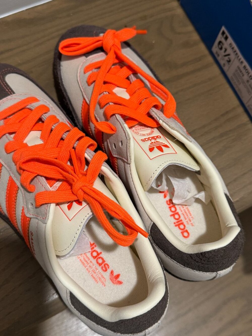 adidas Samba 'Solar Orange Cream' - M 5.5/W 6.5 - Picture 4 of 10